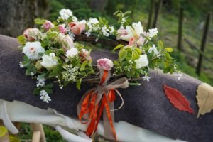 soft memorial flowers for cremation families UK