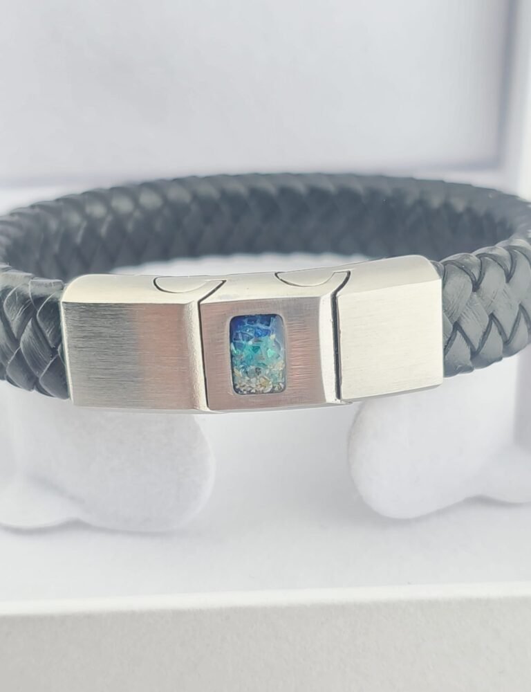 Unisex Leather Bracelet Beach Theme 768x1000