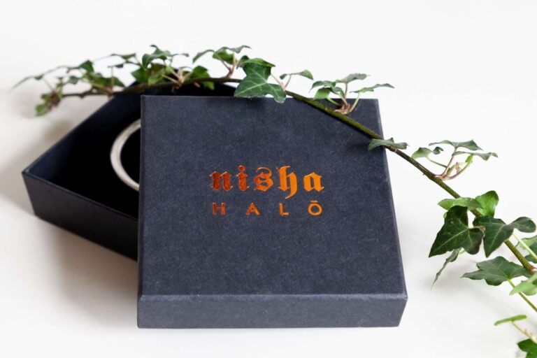 Nisha Halo Jewellery delivered in Eco Friendly gift box 768x512